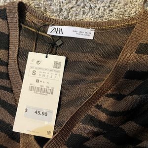 Zara Cheetah Print Midi Dress